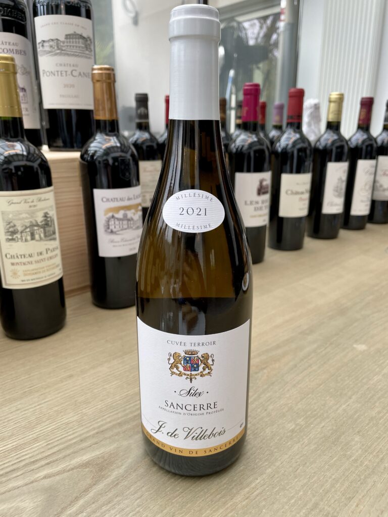 2021 J. de Villebois, Sancerre, Cuvee Terroir, Silex
