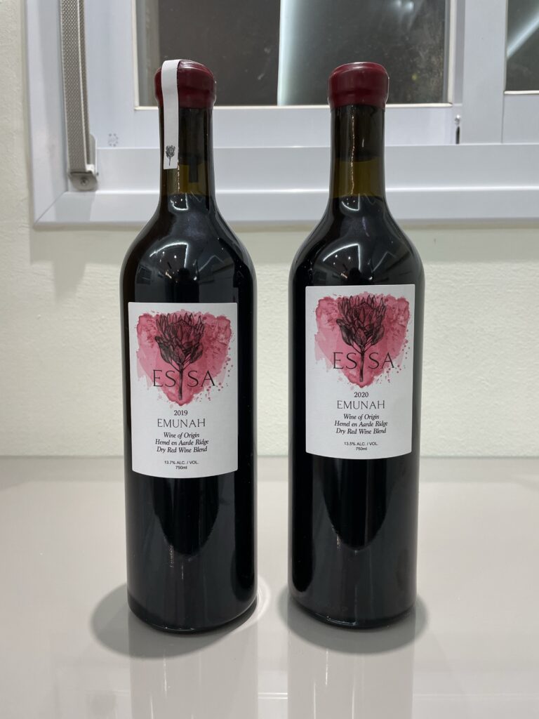 2019 ESSA, Emunah, Hemel en Aarde Ridge; 2020 ESSA, Emunah, Hemel en Aarde Ridge