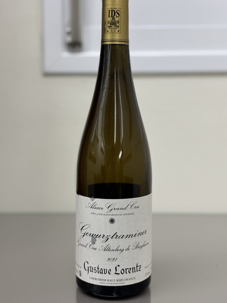 2021 Gustave Lorentz, Gewurztraminer, Grand Cru Altenberg De Bergheim, Alsace;