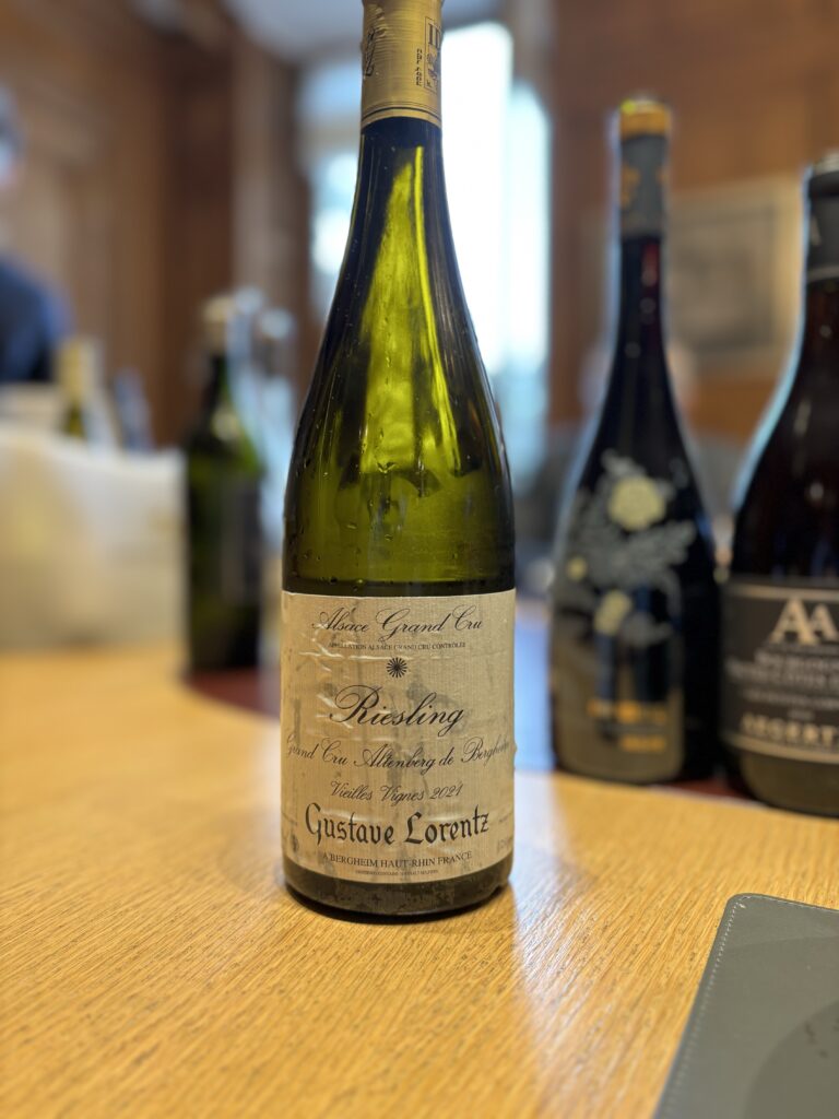 2021 Gustave Lorentz, Riesling, Grand Cru Altenberg De Bergheim, Alsace;