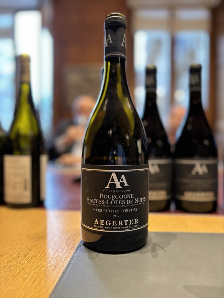2021 Domaine Aegerter, Bourgogne Hautes-Cotes de Nuits, Les Petites Corvees;