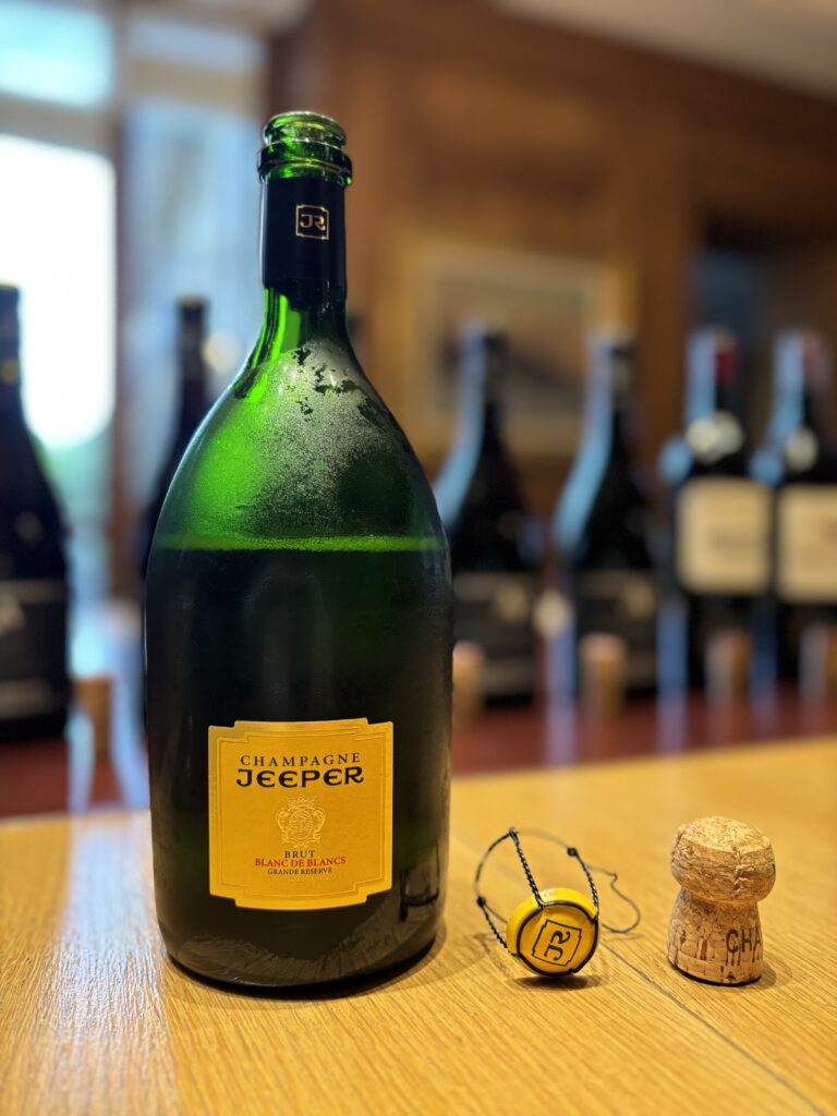 NV Champagne Jeeper, Brut, Grand Reserve, Blanc de Blancs;