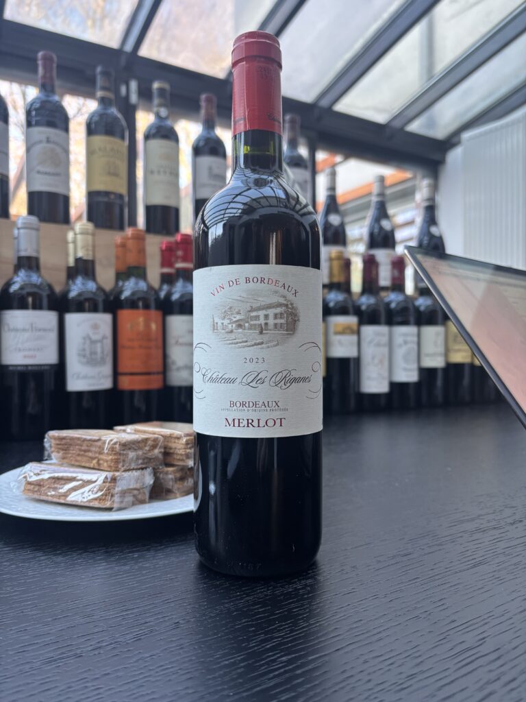 2023 Chateau les Riganes, Merlot, Bordeaux;