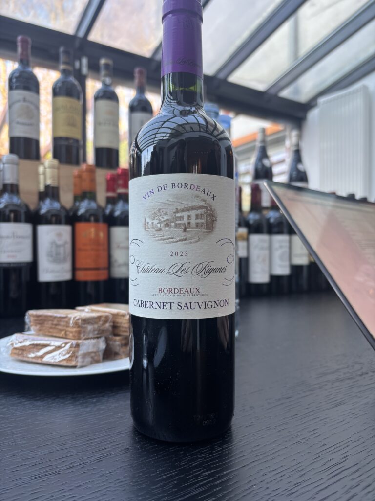 2023 Chateau les Riganes, Cabernet Sauvignon, Bordeaux;