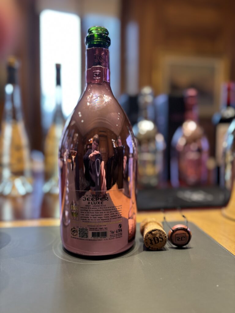 N.V. Maison Jeeper, Luxe, Brut, Grand Rosé, Champagne (back label);