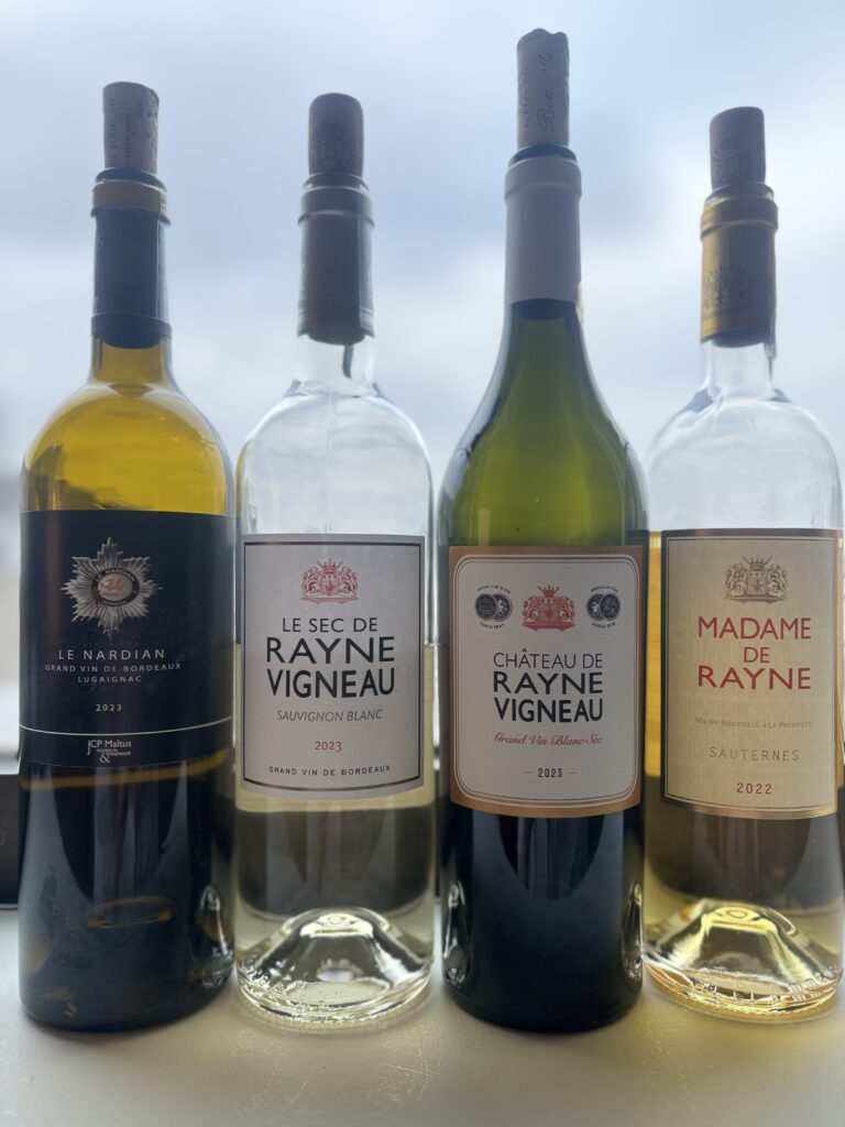 2023 Le Nardian, Grand Vin de Bordeaux, Lugaignac, Bordeaux; 2023 Les Sec de Rayne Vigneau, Bordeaux; 2023 Chateau de Rayne Vigneau, Grand Vin, Blanc, Sec, Bordeaux; 2022 Chateau Rayne Vigneau, Madame de Rayne, Sauternes;