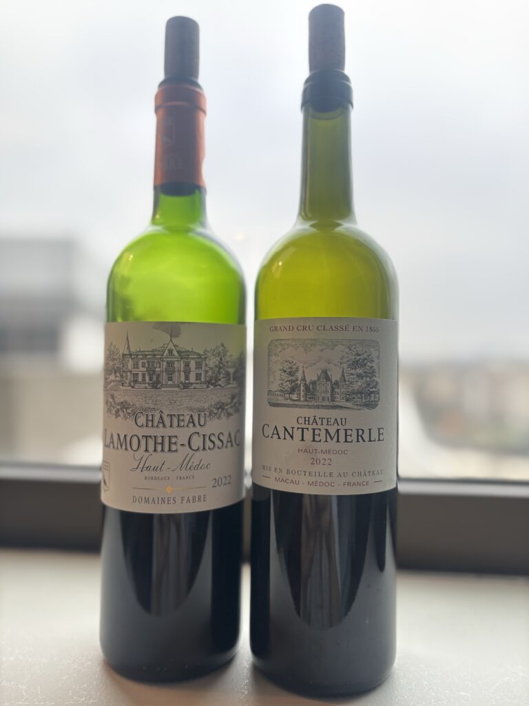 2022 Chateau Lamothe-Cissac, Haut-Medoc; 2022 Chateau Cantemerle, Haut-Medoc;