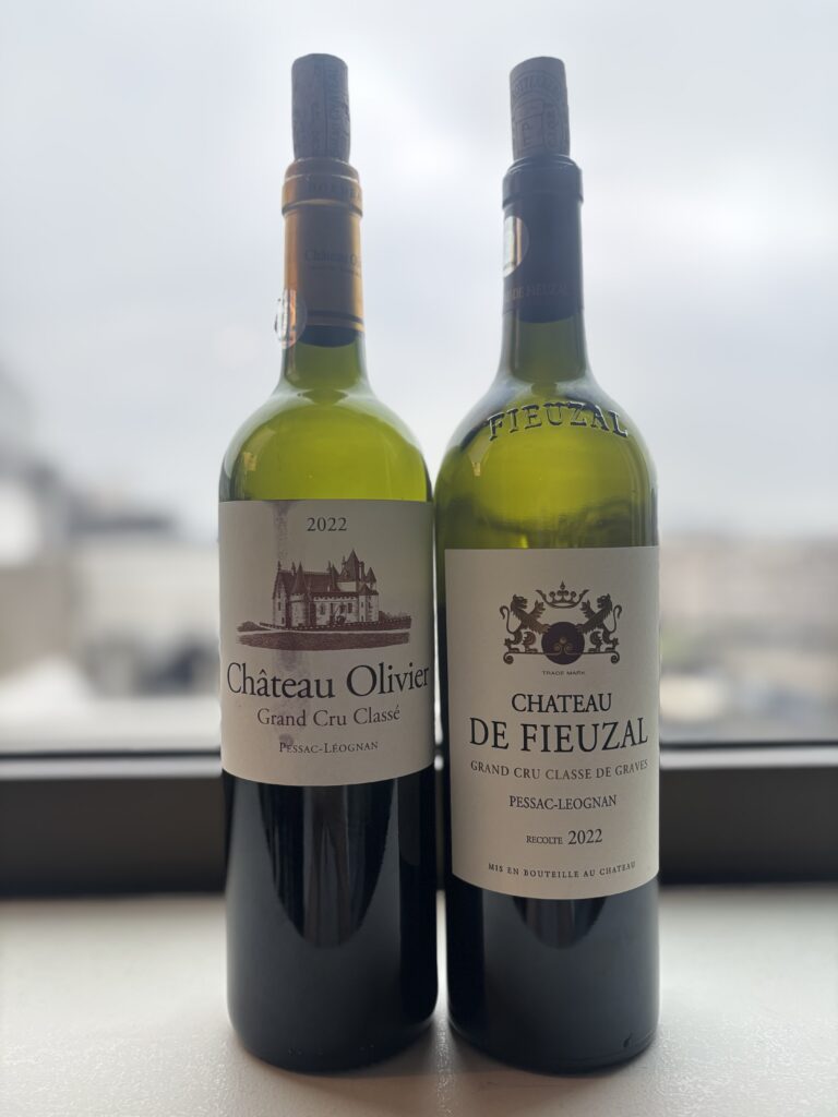 2022 Château Olivier Grand Cru Classe, Pessac-Léognan; 2022 Château de Fieuzal, Grand Cru Classé de Graves, Pessac-Leognan;