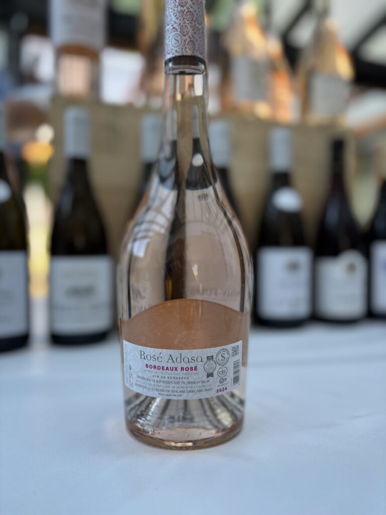 2024 Rosé Adasa, Rosé, Bordeaux (back label);